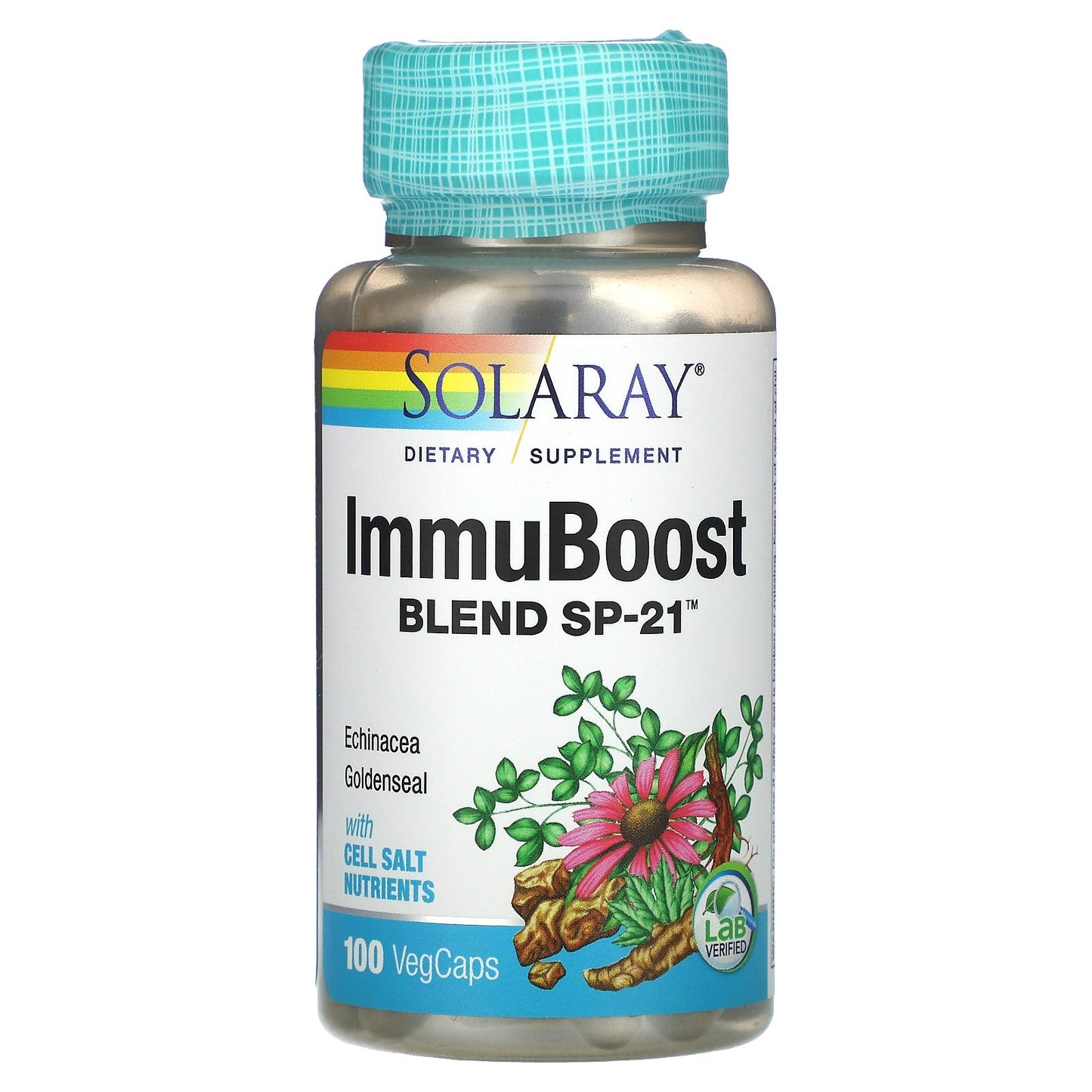 Solaray, ImmuBoost, Blend Sp-21, 100 VegCaps