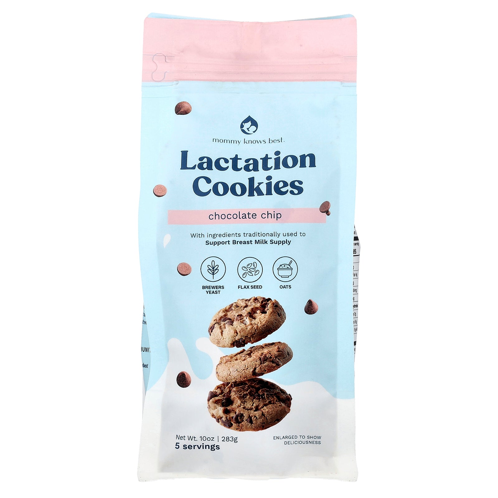 Mommy Knows Best, Lactation Cookies, Chocolate Chip, 10 oz (283 g)