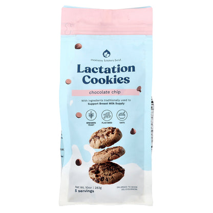 Mommy Knows Best, Lactation Cookies, Chocolate Chip, 10 oz (283 g)