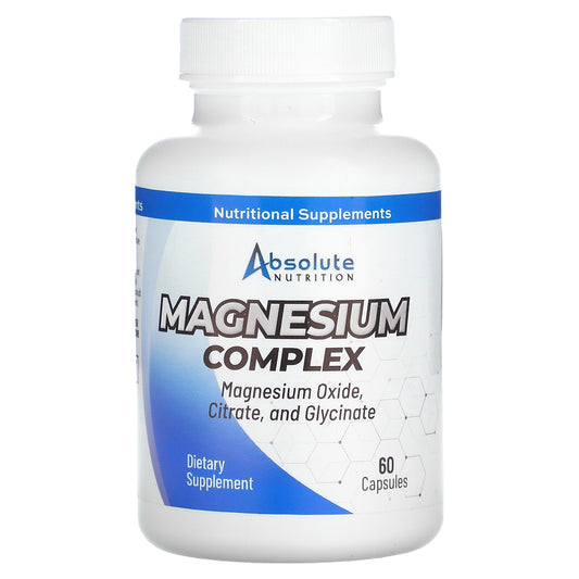 Absolute Nutrition, Magnesium Complex, 500 mg, 60 Capsules (250 mg per Capsule)