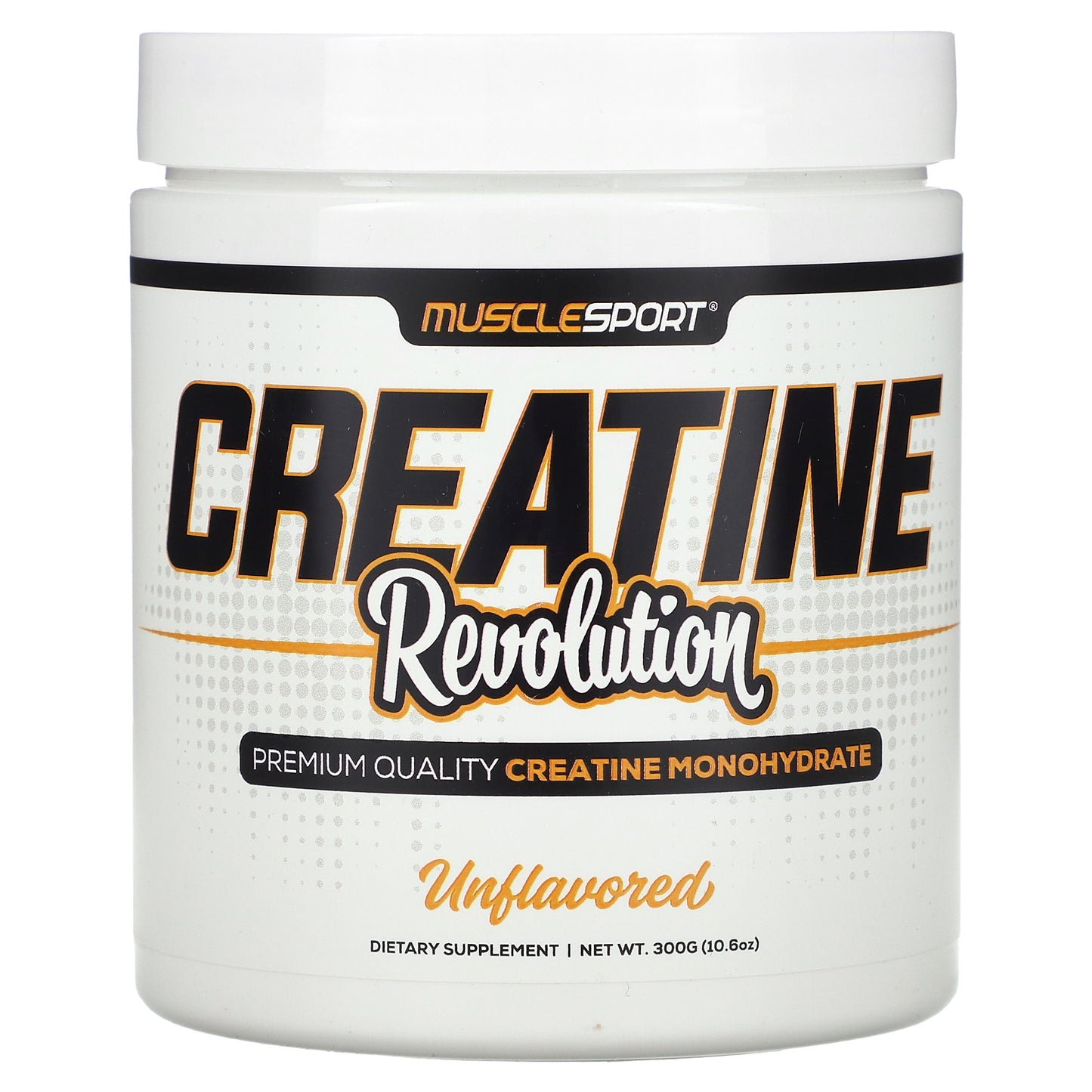 MuscleSport, Creatine Revolution, Unflavored, 10.6 oz (300 g)