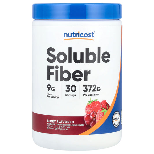 Nutricost, Soluble Fiber, Berry, 13.3 oz (372 g)