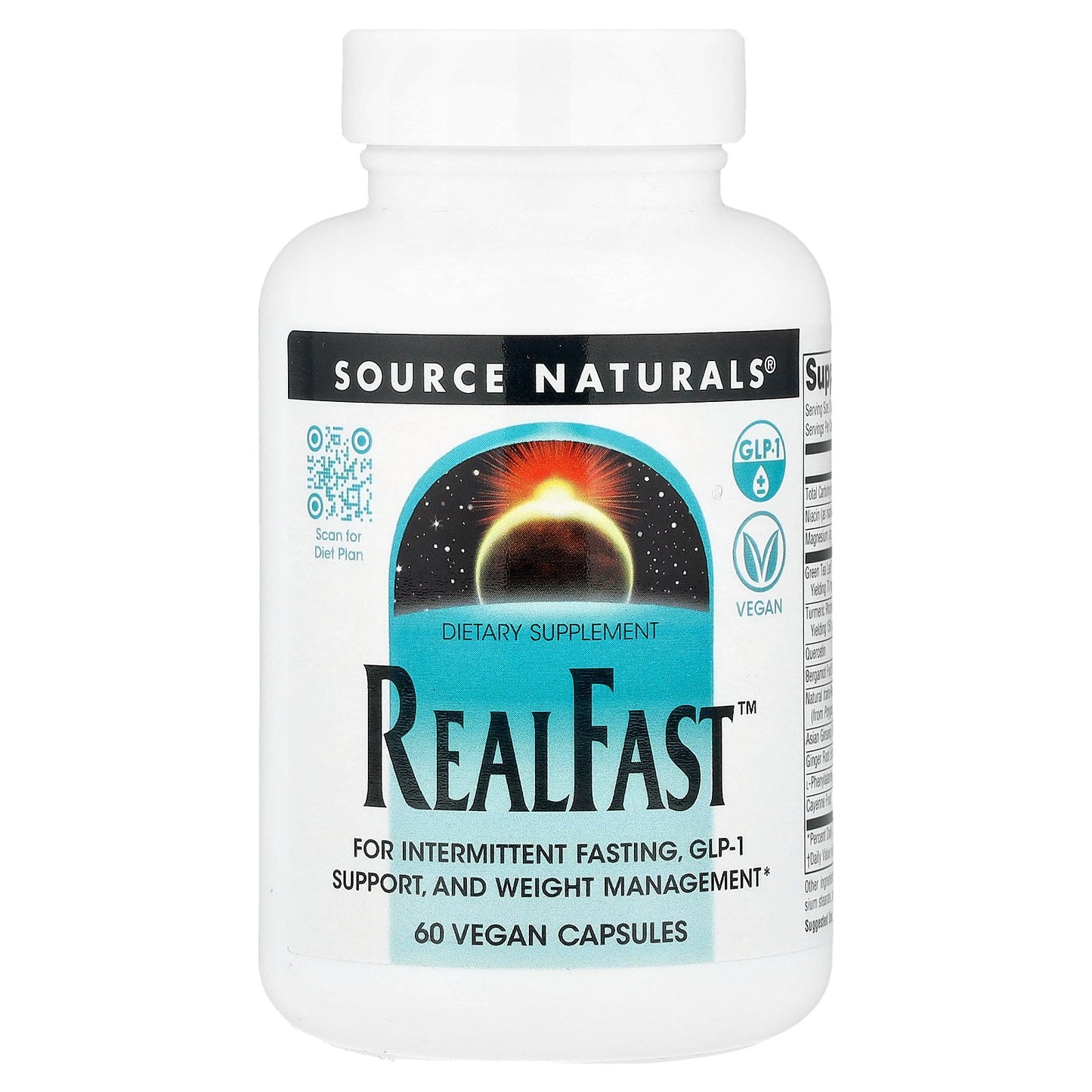 Source Naturals, RealFast™, 60 Vegan Capsules