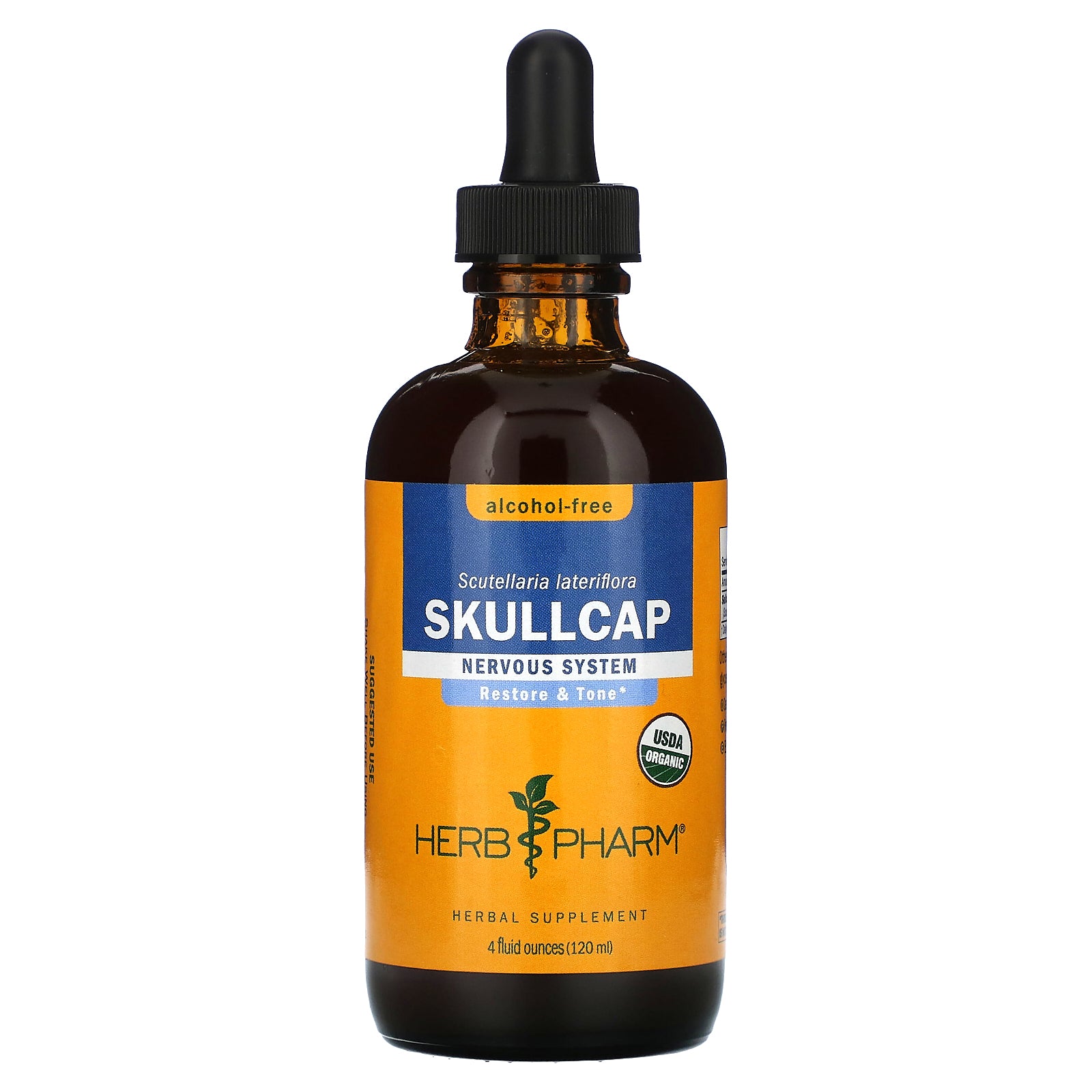 Herb Pharm, Skullcap, Alcohol-Free, 810 mg, 4 fl oz (120 ml)