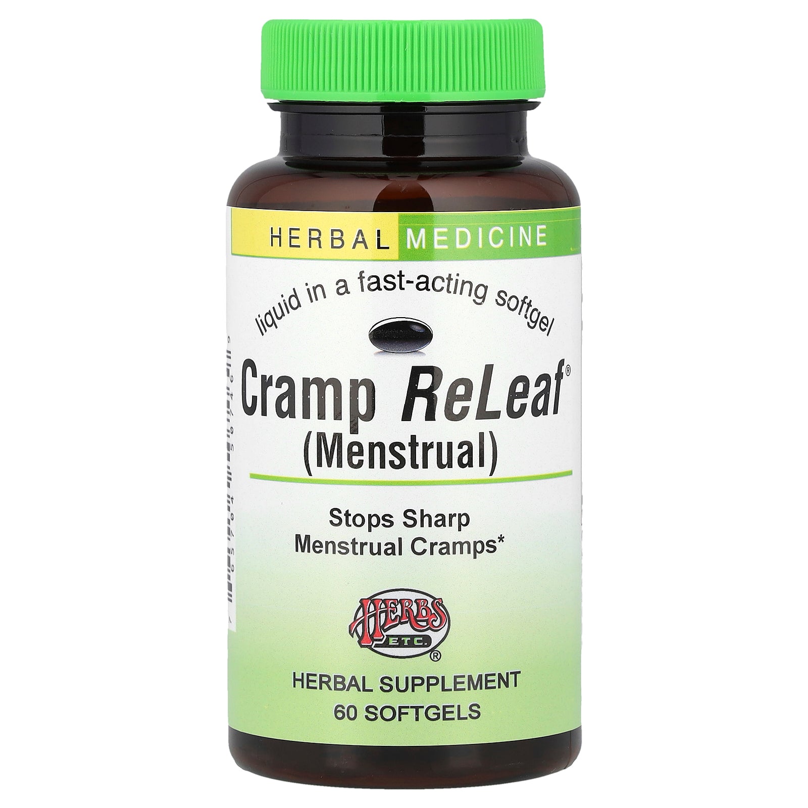 Herbs Etc., Cramp ReLeaf® (Menstrual), 60 Softgels