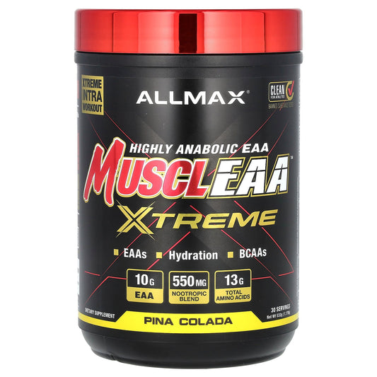 ALLMAX, MUSCLEAA™ Xtreme, Pina Colada, 1.17 lb (532 g)