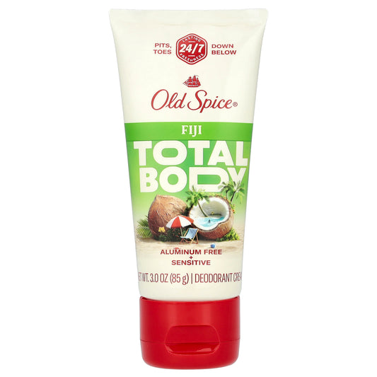 Old Spice, Total Body, Deodorant Cream, Aluminum Free, Fiji , 3 oz (85 g)