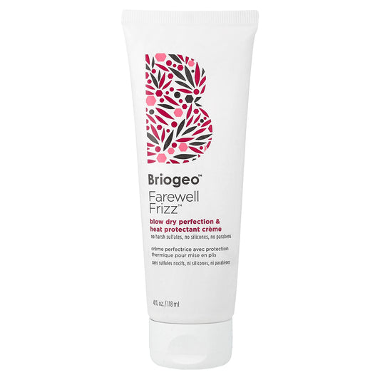 Briogeo, Farewell Frizz™, Blow Dry Perfection & Heat Protectant Cream, 4 fl oz (118 ml)