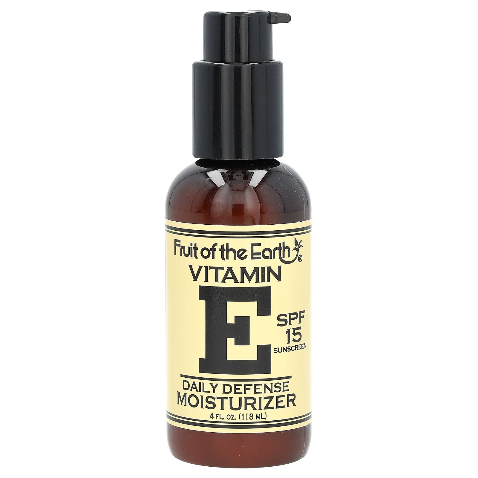 Fruit of the Earth, Vitamin E Sunscreen, SPF 15, 4 fl oz (118 ml)