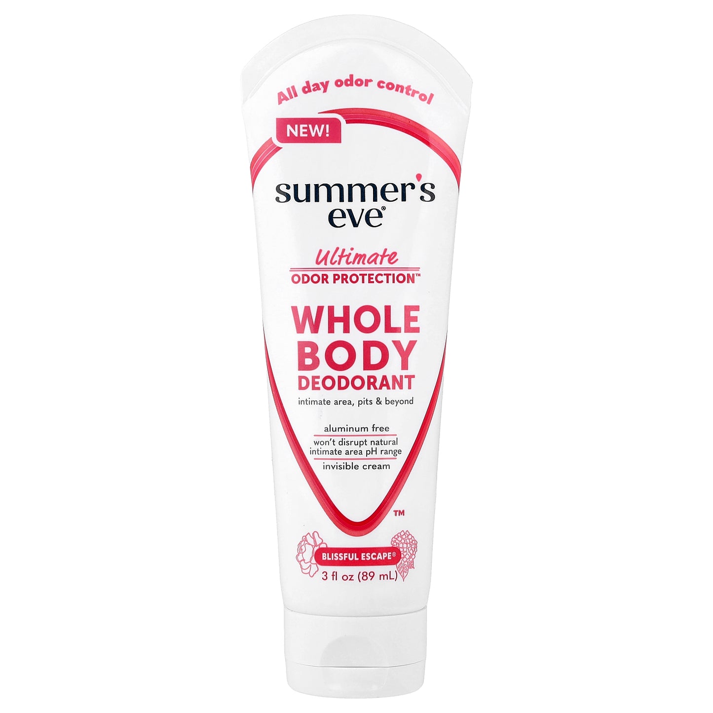 Summer's Eve, Ultimate Odor Protection™, Whole Body Deodorant, Blissful Escape®, 3 fl oz (89 ml)