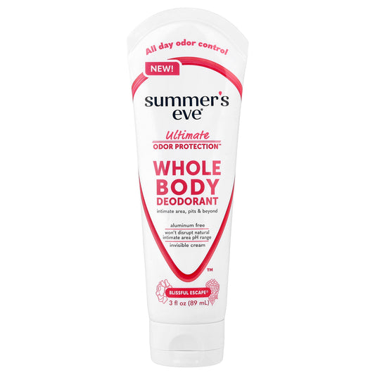 Summer's Eve, Ultimate Odor Protection™, Whole Body Deodorant, Blissful Escape®, 3 fl oz (89 ml)