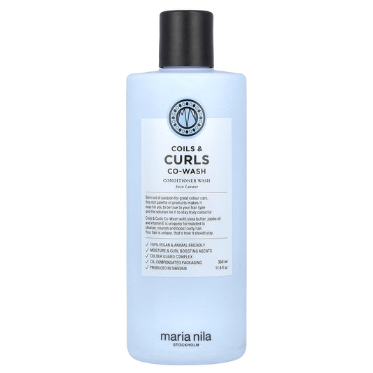 Maria Nila, Coils & Curls Co-Wash, Conditioner , 11.8 fl oz (350 ml)