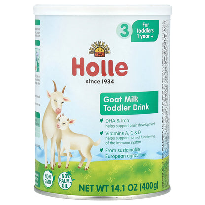 Holle, Goat Milk Toddler Drink, 1 Year+, 14.1 oz (400 g)