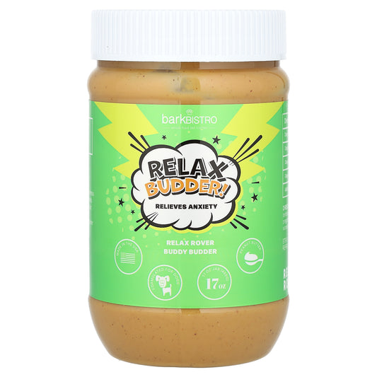 Bark Bistro, Relax Budder, Peanut Butter, For Dogs, 17 oz (480 g)