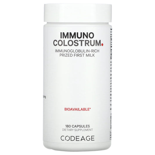 Codeage, Immuno Colostrum, 500 mg , 180 Capsules