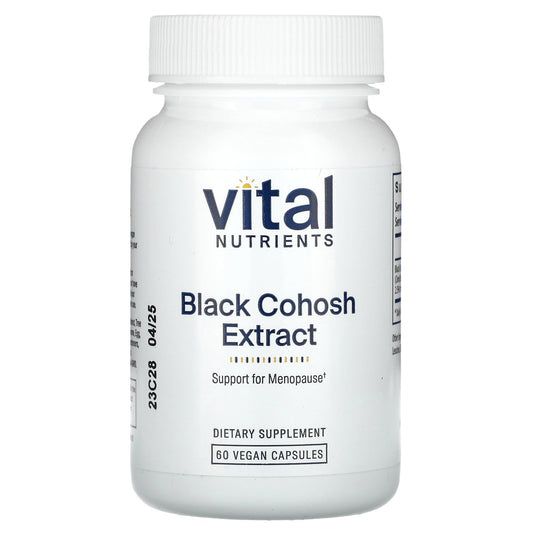 Vital Nutrients, Black Cohosh Extract, 250 mg, 60 Vegan Capsules