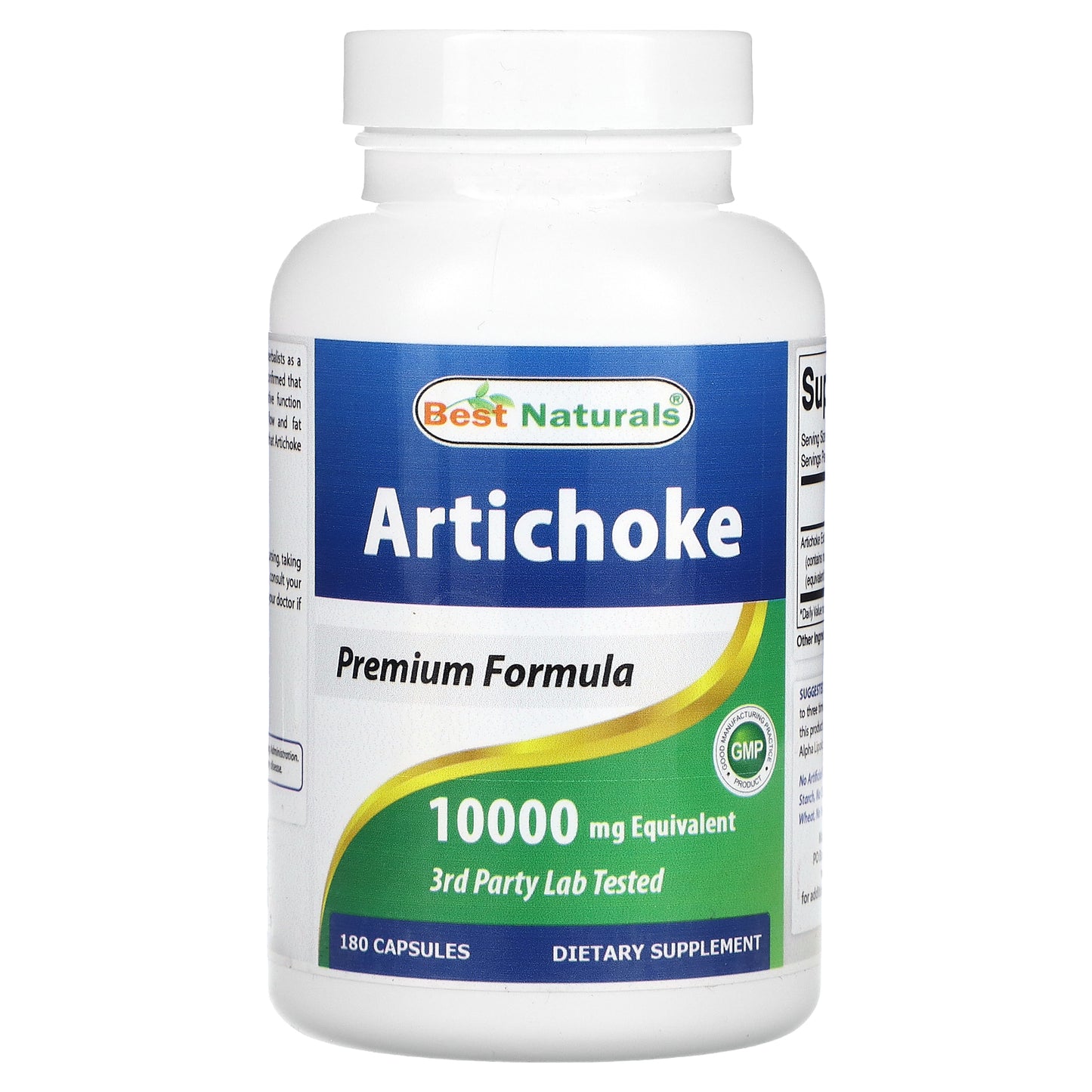 Best Naturals, Artichoke, 180 Capsules (500 mg per Capsule)