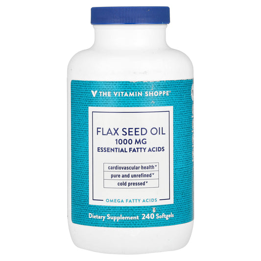 The Vitamin Shoppe, Flax Seed Oil, 1,000 mg , 240 Softgels