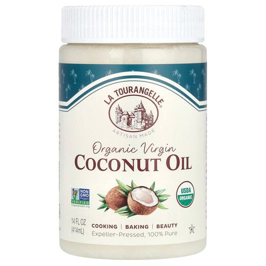 La Tourangelle, Organic Virgin Coconut Oil, 14 fl oz (414 ml)