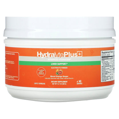 Hydralyte, Hydralyte Plus+, Advanced Hydration, Blood Orange Ginger, 12.7 oz (360 g)