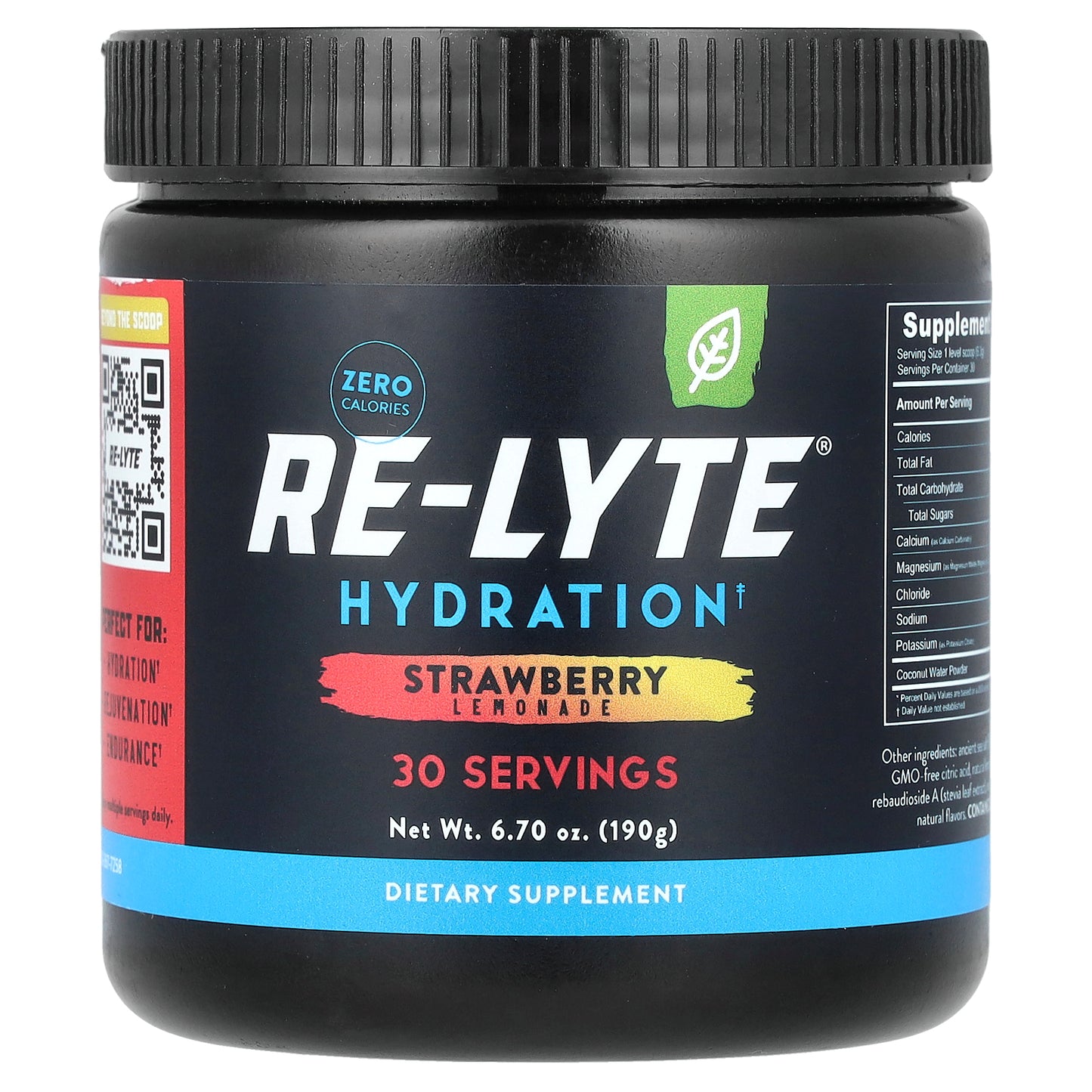 Redmond Trading Company, Re-Lyte® Hydration, Strawberry Lemonade, 6.7 oz (190 g)