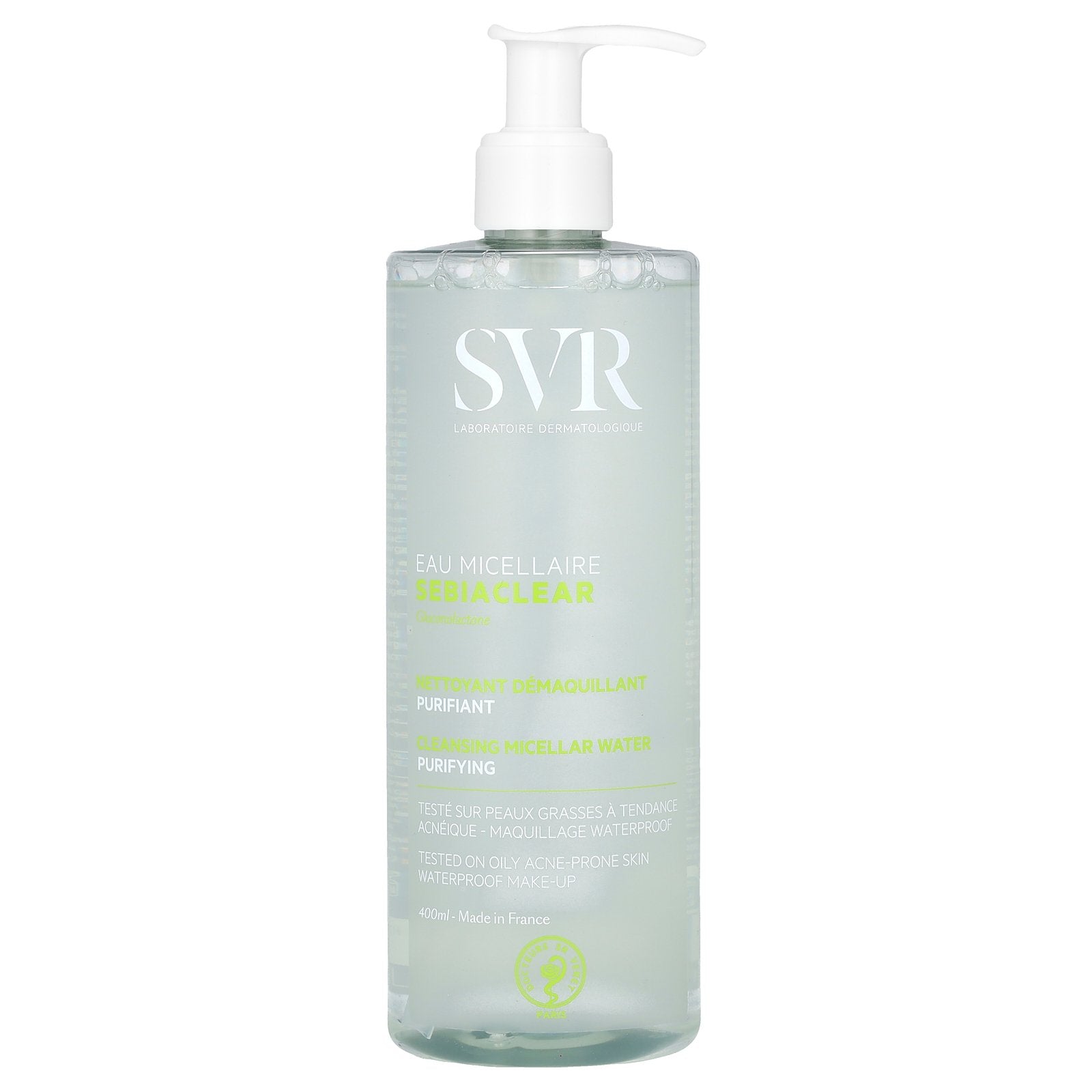 SVR, Sebiaclear, Cleansing Micellar Water, 13.5 fl oz (400 ml)