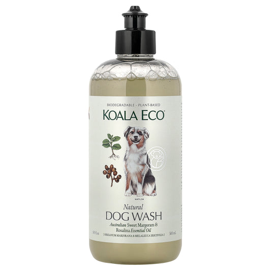 Koala Eco, Natural Dog Wash, Australian Sweet Marjoram & Rosalina Essential Oil, 16.9 fl oz (500 ml)