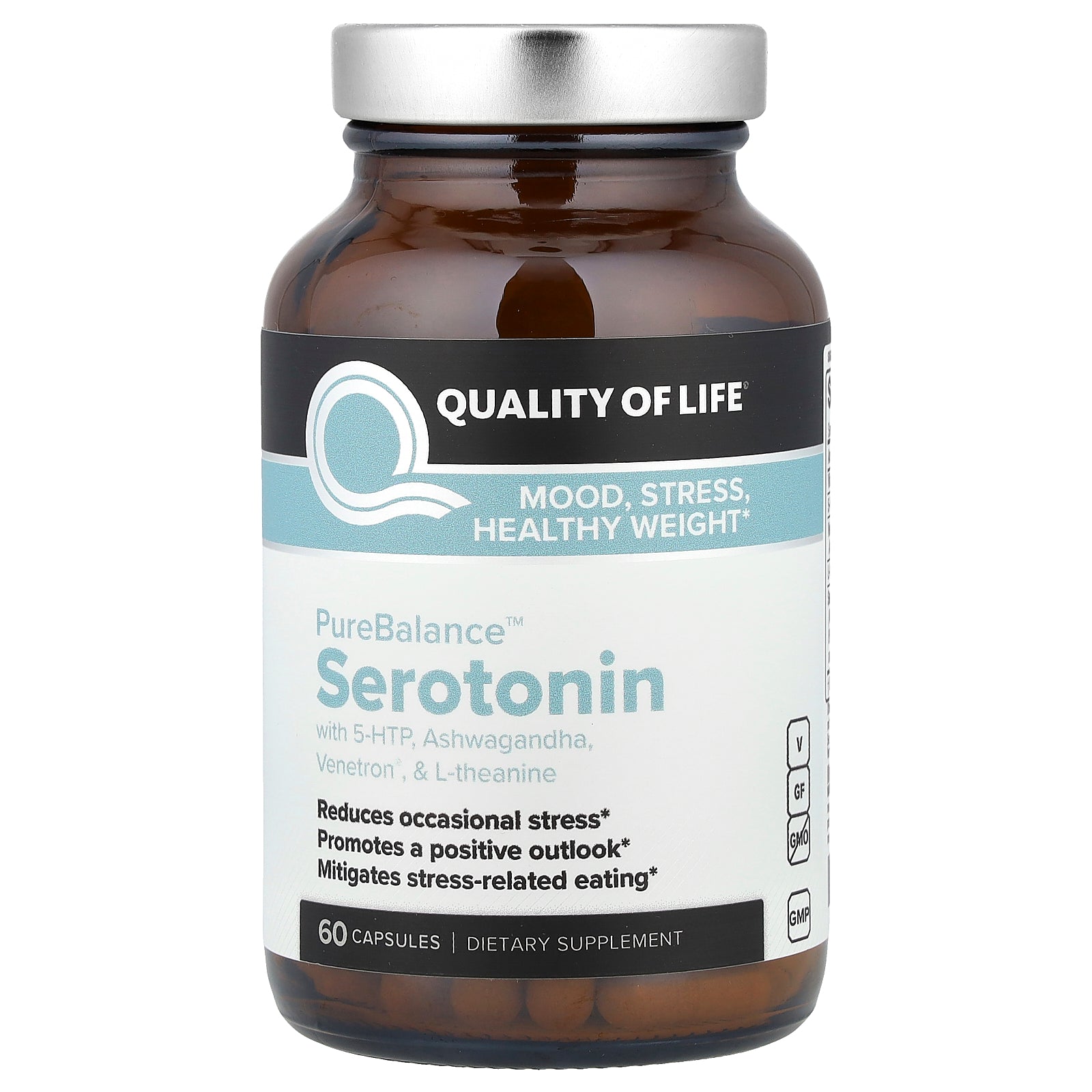 Quality of Life, PureBalance™ Serotonin, 60 Capsules