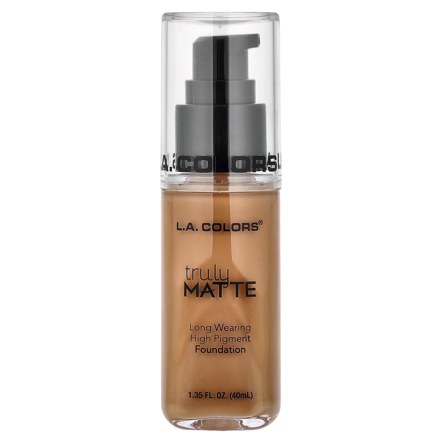 L.A. Colors, Truly Matte Foundation, CLM360 Cafe, 1.35 fl oz (40 ml)