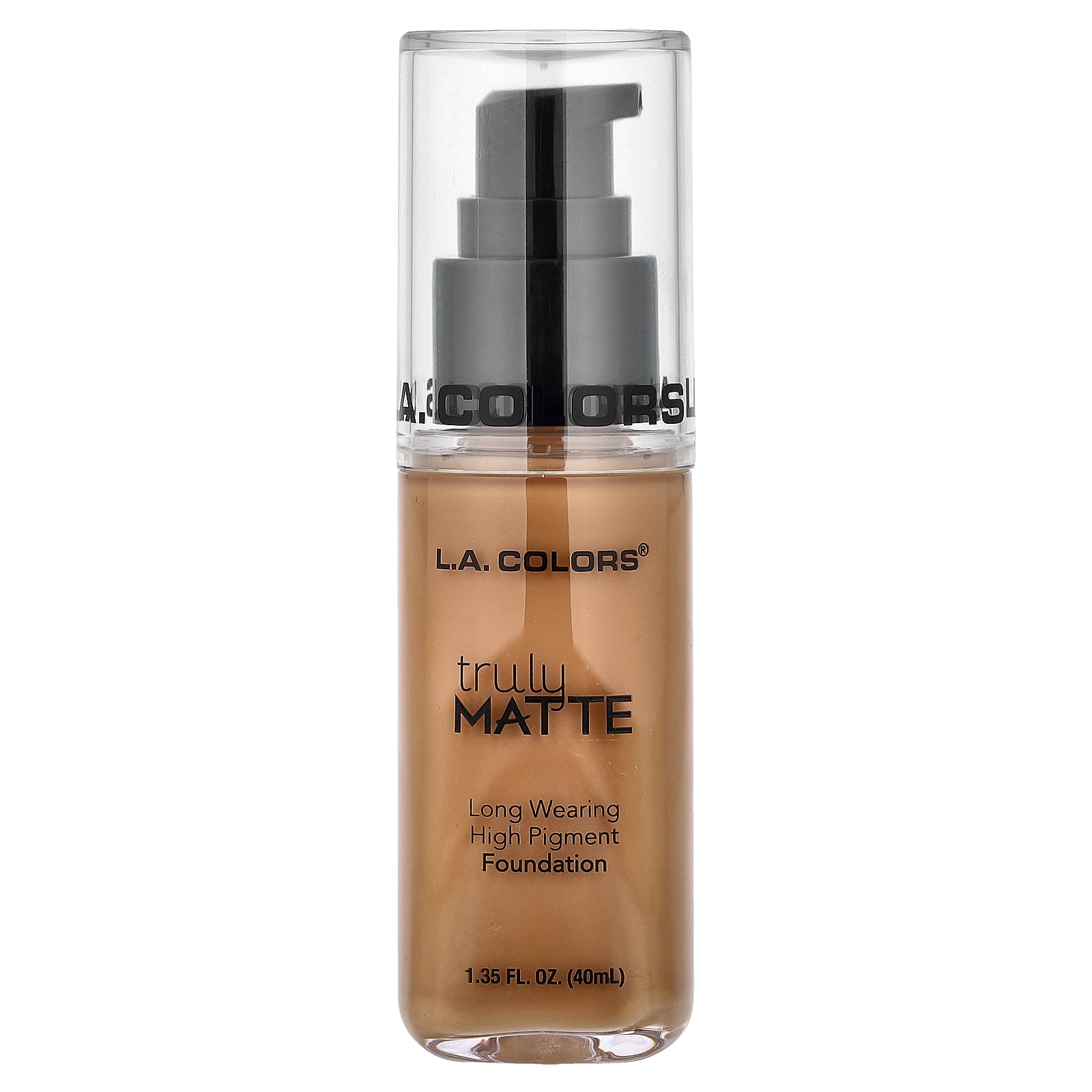 L.A. Colors, Truly Matte Foundation, CLM360 Cafe, 1.35 fl oz (40 ml)