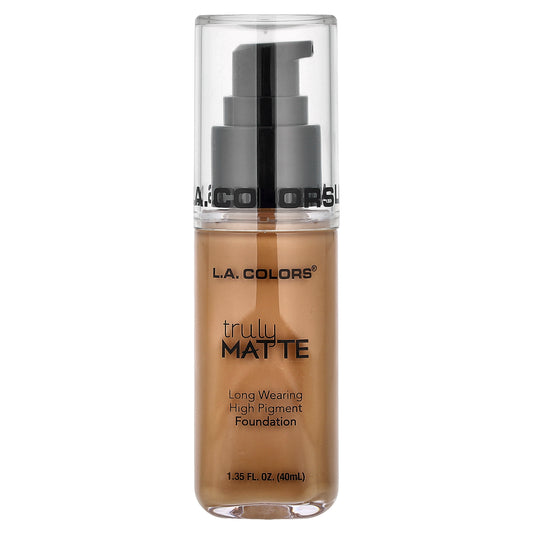 L.A. Colors, Truly Matte Foundation, CLM360 Cafe, 1.35 fl oz (40 ml)