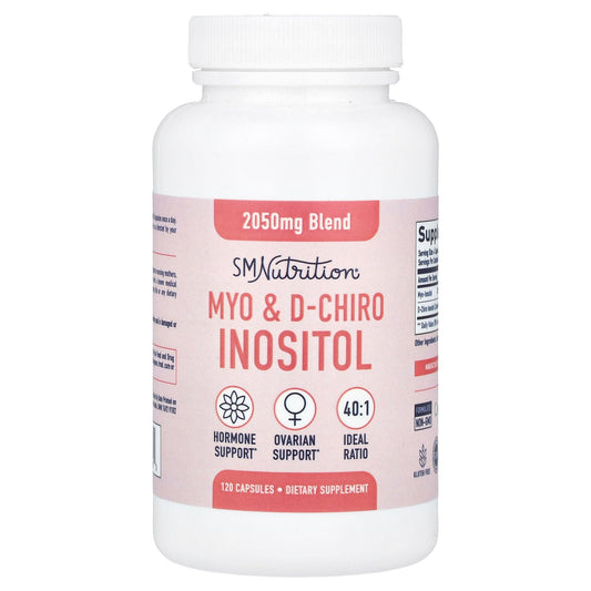 SMNutrition, Myo & D-Chiro Inositol, 120 Capsules