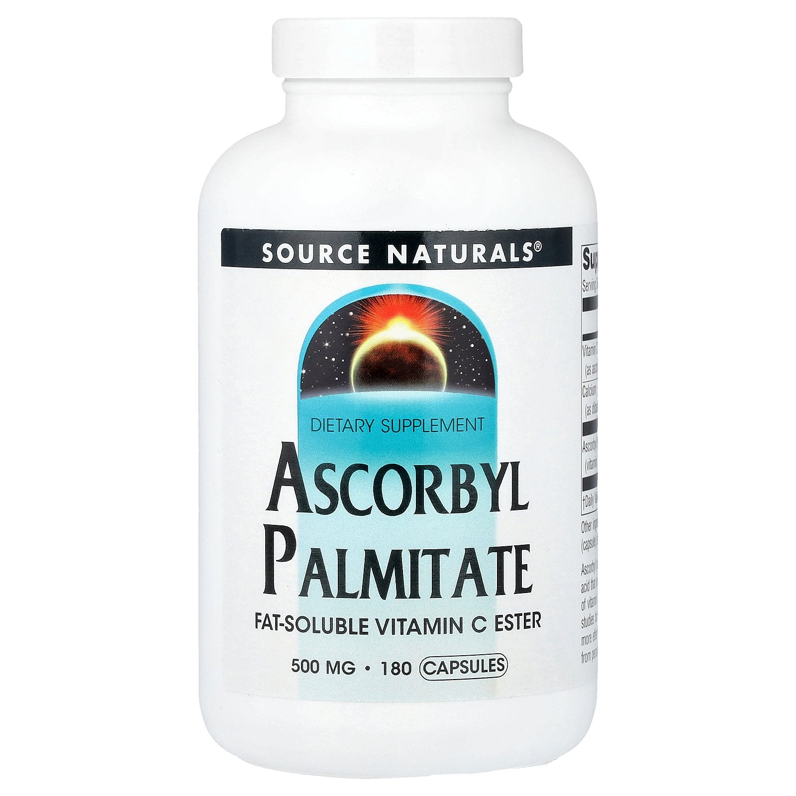 Source Naturals, Ascorbyl Palmitate, 180 Capsules