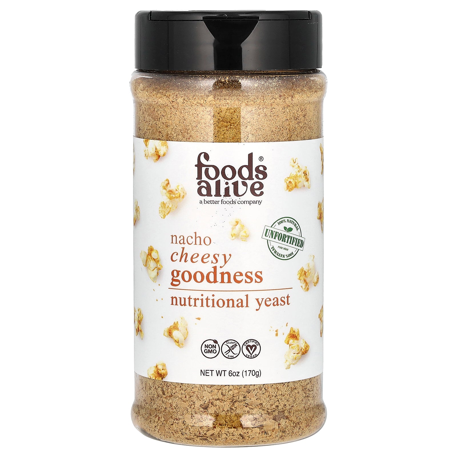 Foods Alive, Nutritional Yeast, Nacho Cheesy Goodness, 6 oz (170 g)