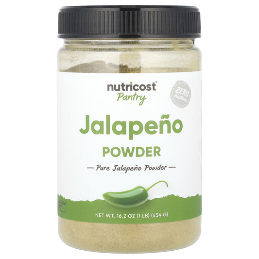Nutricost, Pantry, Jalapeno Powder, 16.2 oz (454 g)