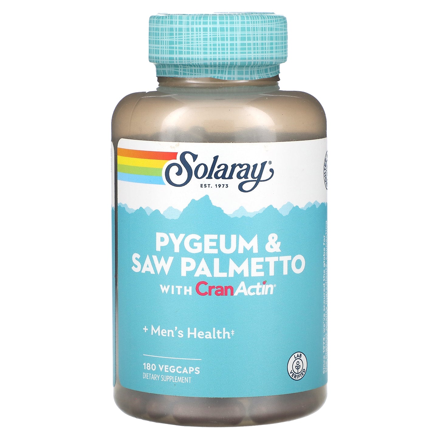 Solaray, Pygeum & Saw Palmetto with CranActin, 180 VegCaps