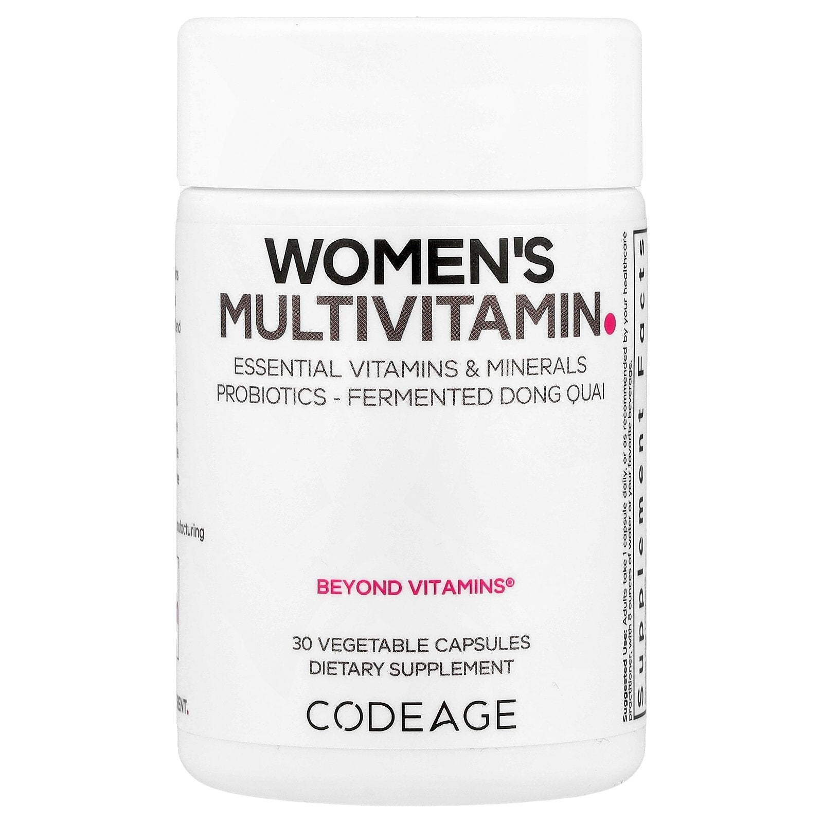 Codeage, Women's Multivitamin, 30 Vegetable Capsules