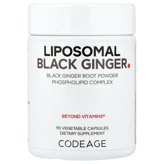 Codeage, Liposomal Black Ginger, 90 Vegetable Capsules (500 mg per Capsule)
