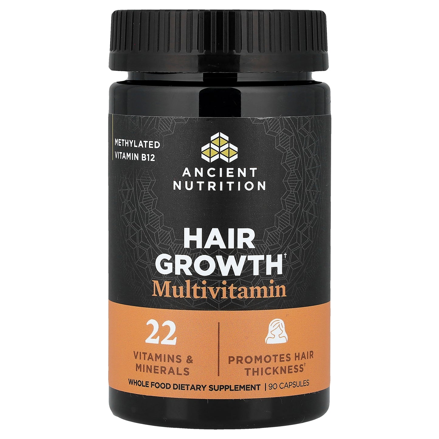 Ancient Nutrition, Hair Growth Multivitamin, 90 Capsules