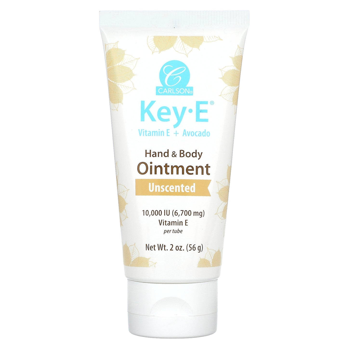 Carlson, Key- E, Hand & Body Ointment, Unscented, 2 oz (56 g)