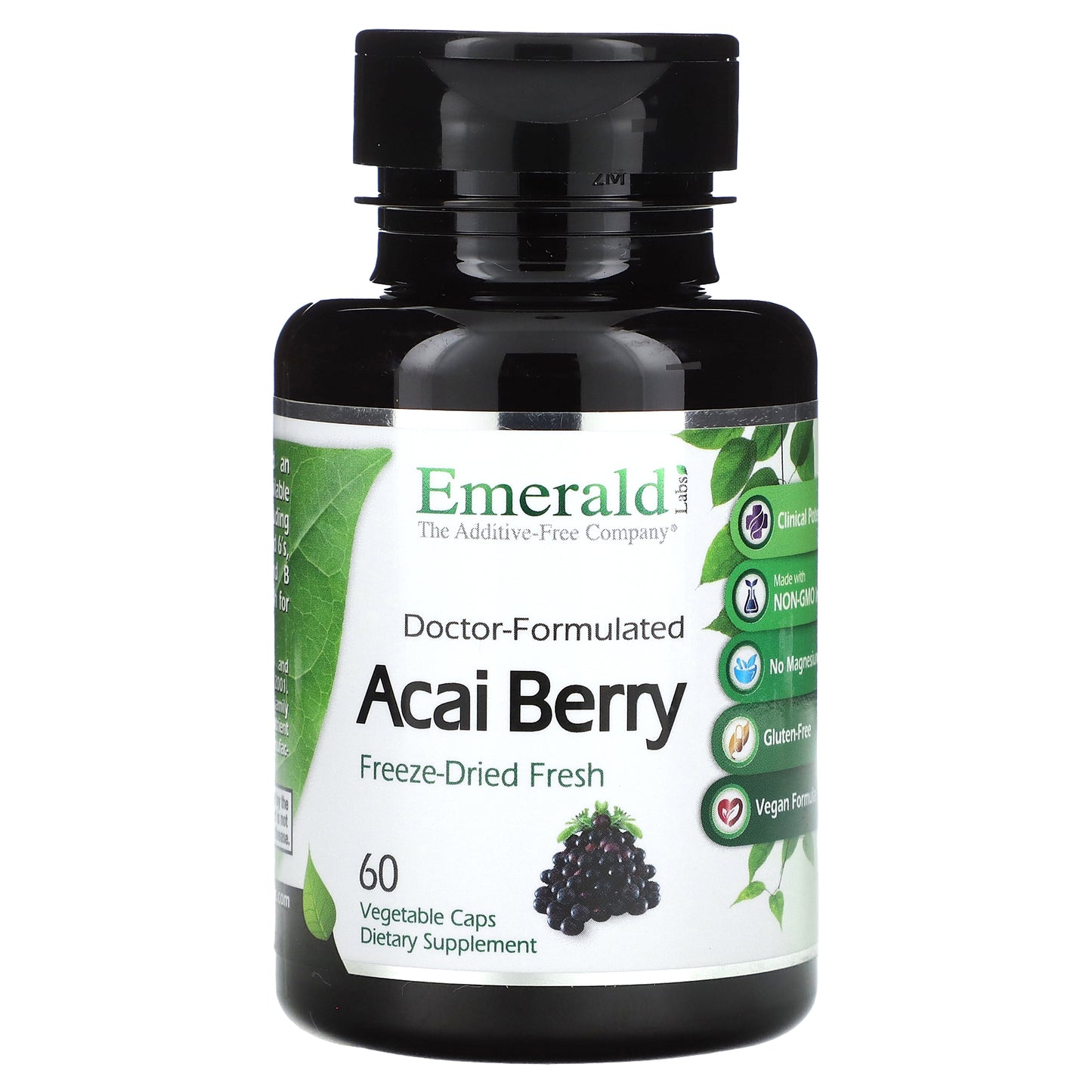 Emerald Laboratories, Acai Berry, 60 Vegetable Caps (500 mg per Capsule)