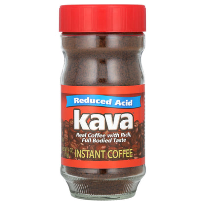 Kava Coffee, Instant Coffee, Reduced Acid, 4 oz (113 g)