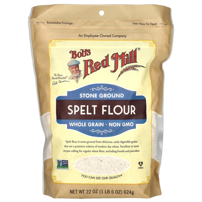 Bob's Red Mill, Spelt Flour, Whole Grain, 22 oz (624 g)
