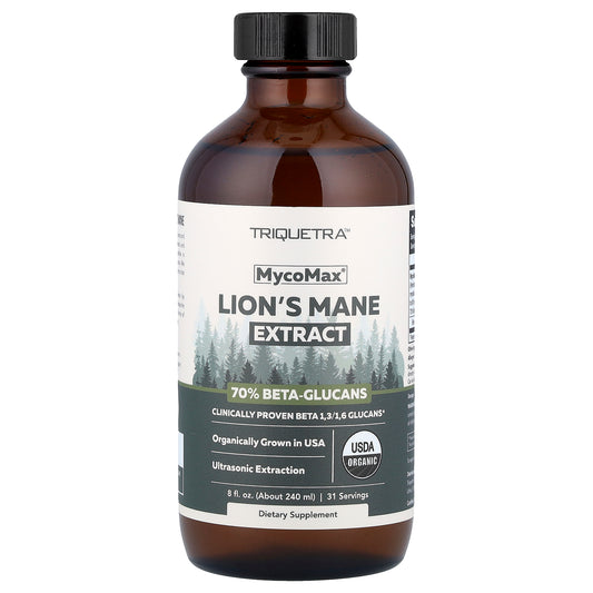 Triquetra Health, MycoMax®, Lion's Mane Extract, 8 fl oz (240 ml)