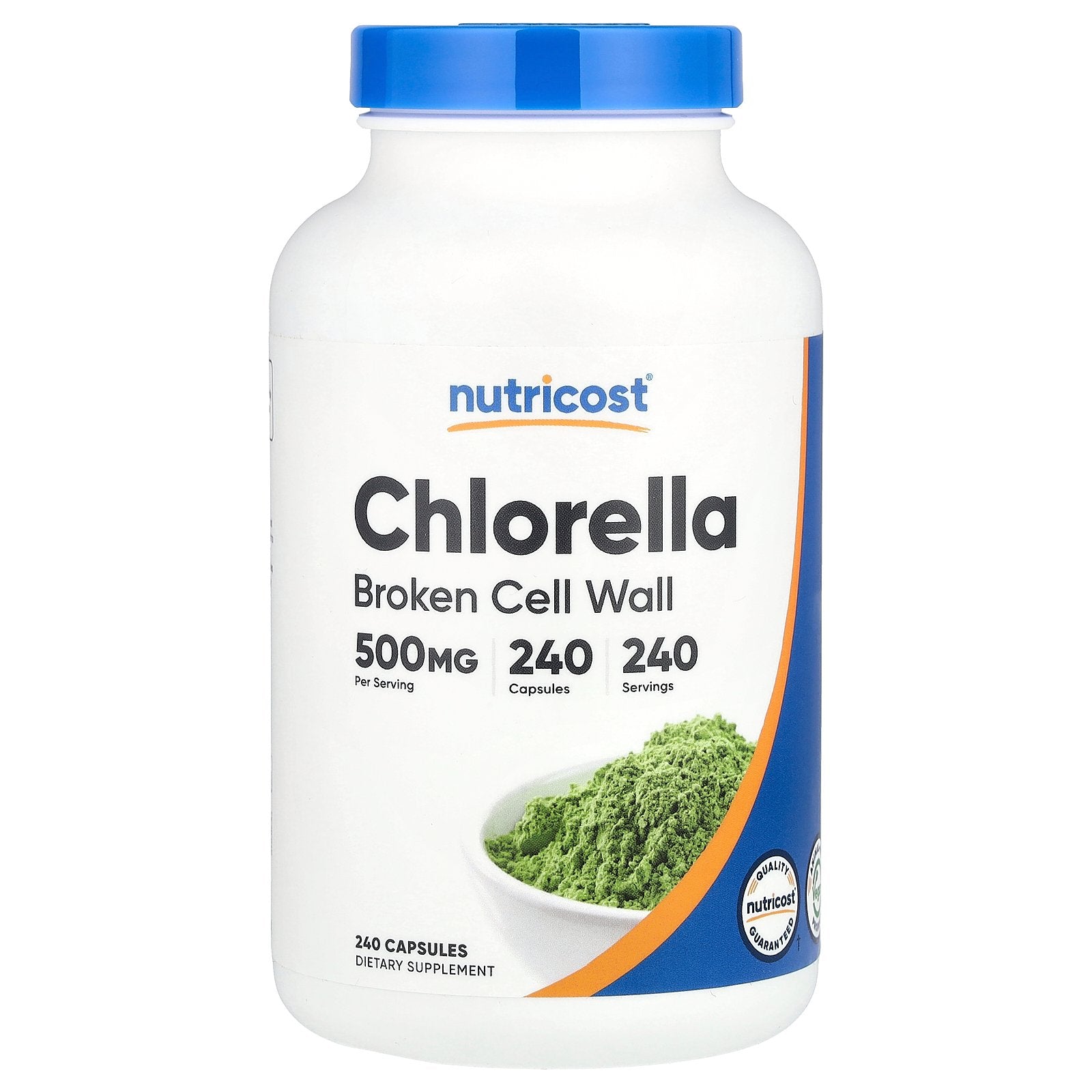 Nutricost, Chlorella, 500 mg, 240 Capsules
