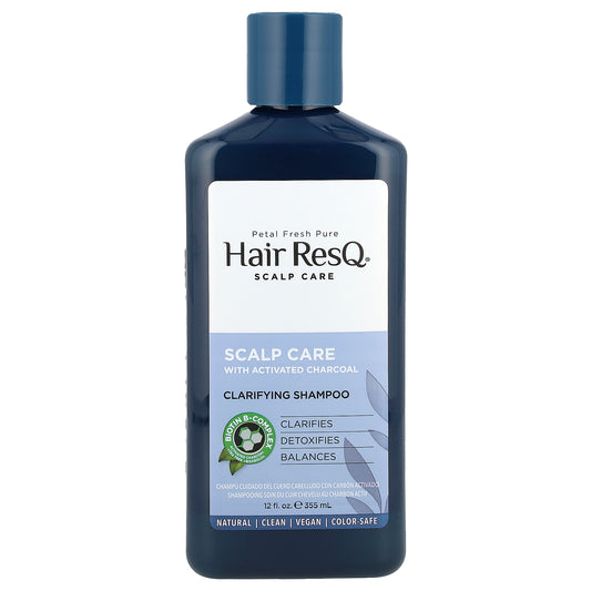 Petal Fresh, Hair ResQ®, Clarifying Shampoo, Scalp Care with Activated Charcoal, 12 fl oz (355 ml)