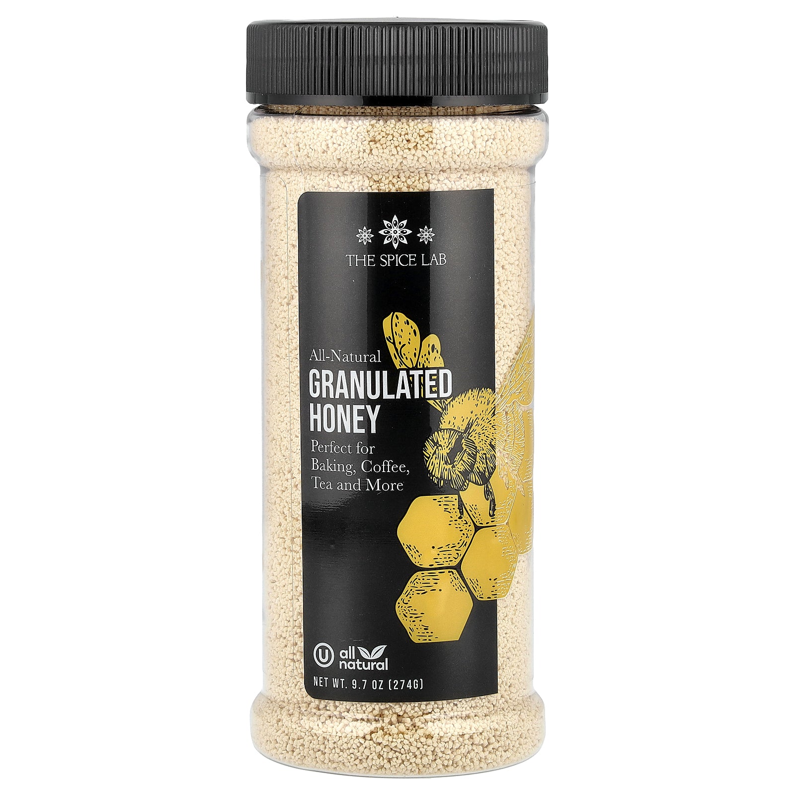 The Spice Lab, All-Natural Granulated Honey, 9.7 oz (274 g)