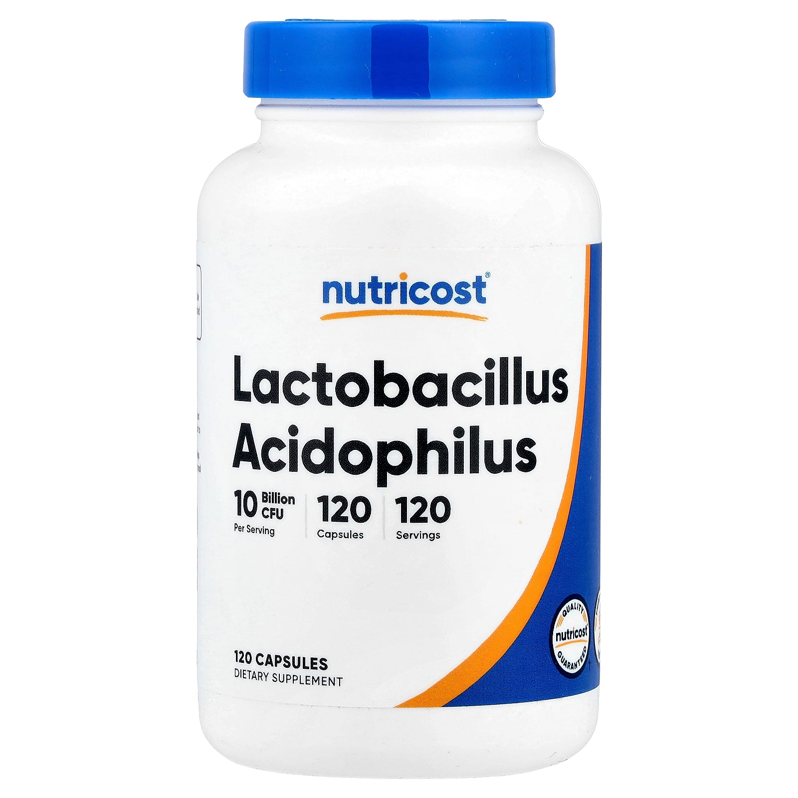 Nutricost, Lactobacillus Acidophilus, 50 mg (10 Billion CFU), 120 Capsules