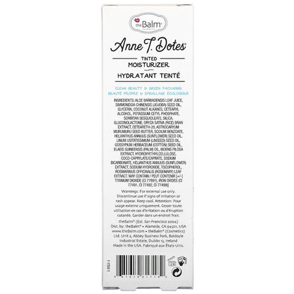 theBalm Cosmetics, Anne T. Dotes, Tinted Moisturizer, #18, 1 fl oz (30 ml)