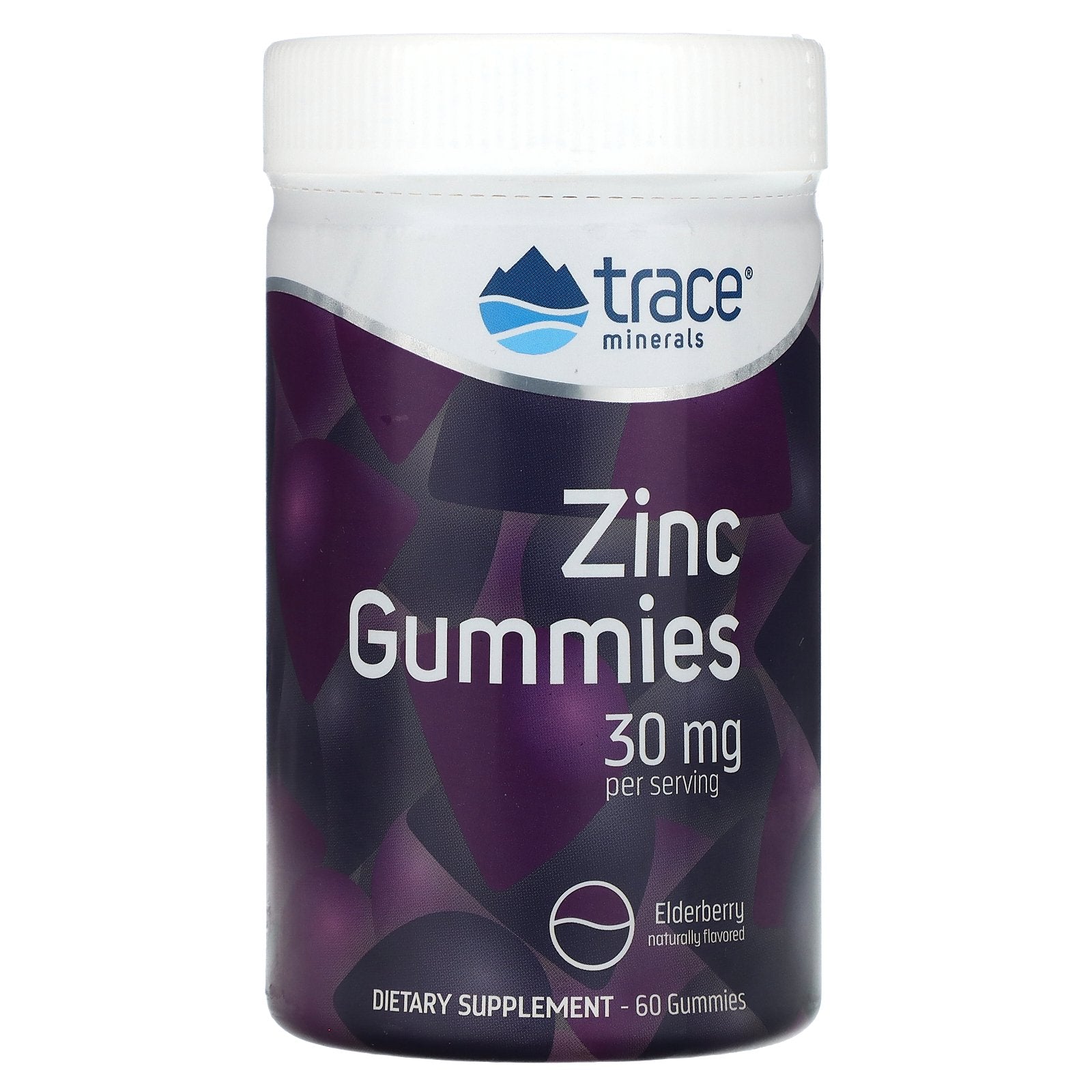 Trace, Zinc Gummies, Elderberry, 60 Gummies (15 mg per Gummy)